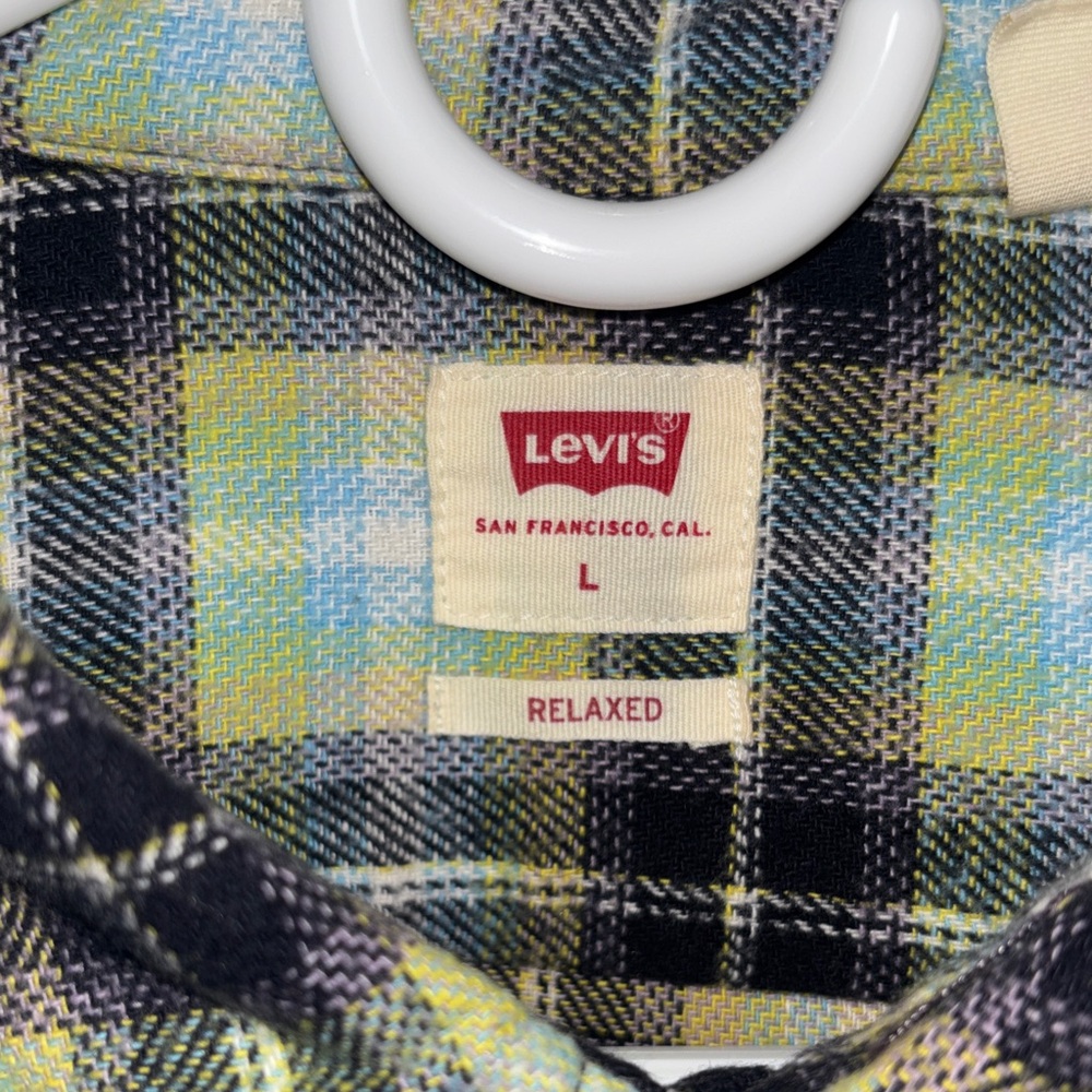 Levi's Button-Up Flannel Shirt 100% Cotton - Picture 9 of 11